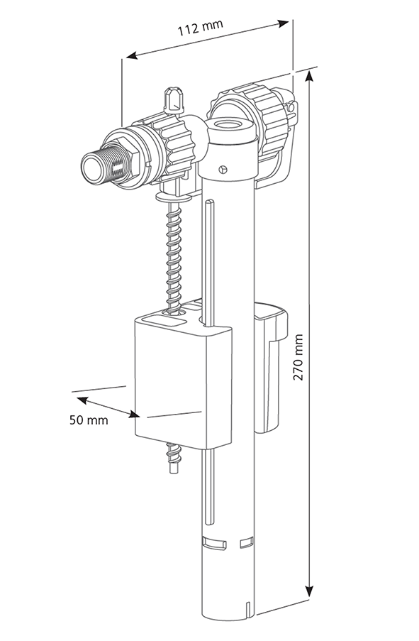 Siamp Compact 95L-wymiar Siamp Compact 95L-wymiar